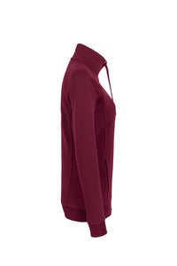 HAKRO Damen Sweatjacke Premium 406 weinrot