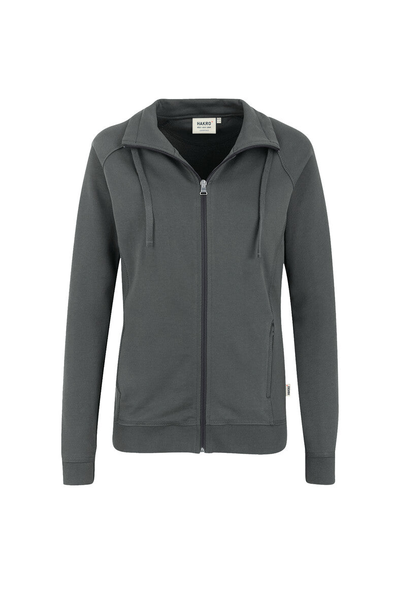 HAKRO Damen Sweatjacke Premium 406 anthrazit