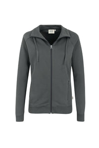 HAKRO Damen Sweatjacke Premium 406 anthrazit
