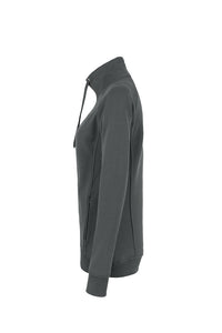 HAKRO Damen Sweatjacke Premium 406 anthrazit
