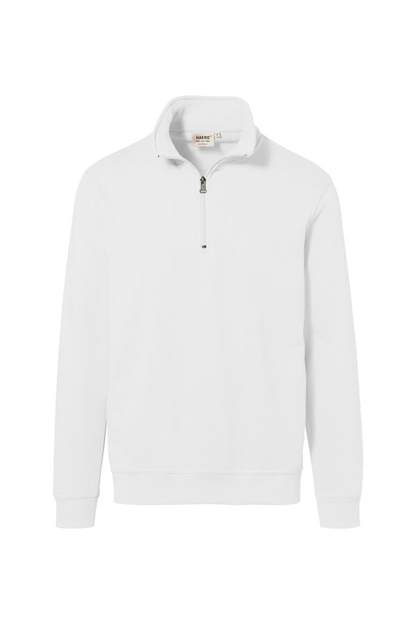 HAKRO Zip-Sweatshirt Premium 451 weiß