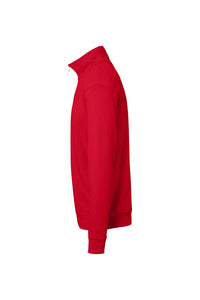 HAKRO Zip-Sweatshirt Premium 451 rot