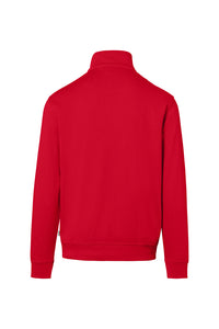 HAKRO Zip-Sweatshirt Premium 451 rot