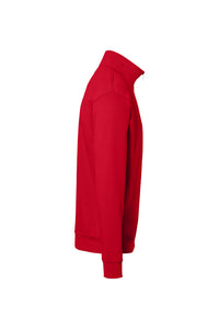 HAKRO Zip-Sweatshirt Premium 451 rot
