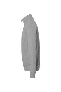 HAKRO Zip-Sweatshirt Premium 451 grau meliert