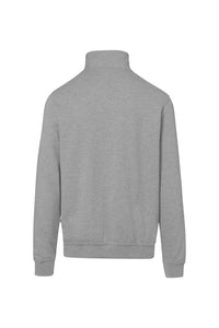 HAKRO Zip-Sweatshirt Premium 451 grau meliert