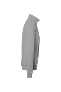 HAKRO Zip-Sweatshirt Premium 451 grau meliert