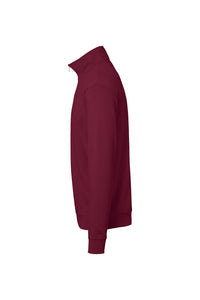 HAKRO Zip-Sweatshirt Premium 451 weinrot