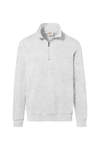 HAKRO Zip-Sweatshirt Premium 451 ash meliert