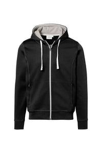 HAKRO Kapuzenjacke Bonded ECO 455 schwarz/silber