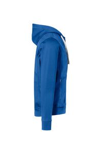 HAKRO Kapuzenjacke Bonded ECO 455 royalblau/silber