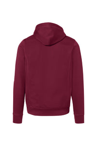 HAKRO Kapuzenjacke Bonded ECO 455 weinrot/silber