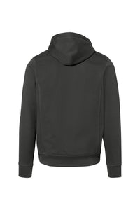 HAKRO Kapuzenjacke Bonded ECO 455 karbongrau/silber