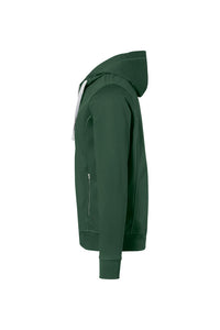 HAKRO Kapuzenjacke Bonded ECO 455 tanne/silber
