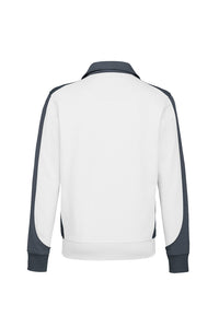 HAKRO Sweatjacke Contrast MIKRALINAR® 477 weiß/anthrazit