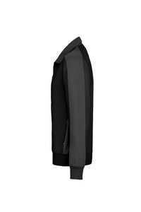 HAKRO Sweatjacke Contrast MIKRALINAR® 477 schwarz/anthrazit