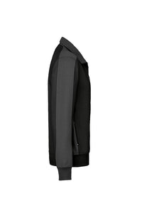 HAKRO Sweatjacke Contrast MIKRALINAR® 477 schwarz/anthrazit