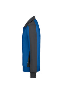 HAKRO Sweatjacke Contrast MIKRALINAR® 477 royalblau/anthrazit