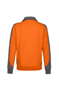 HAKRO Sweatjacke Contrast MIKRALINAR® 477 orange/anthrazit