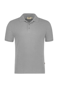 HAKRO Poloshirt Bio-Baumwolle 501 grau meliert