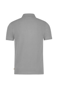HAKRO Poloshirt Bio-Baumwolle 501 grau meliert