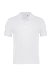 Label-Free Poloshirt Heavy MIKRALINAR® ECO 503 weiß
