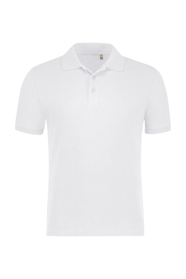Label-Free Poloshirt Heavy MIKRALINAR® ECO 503 weiß