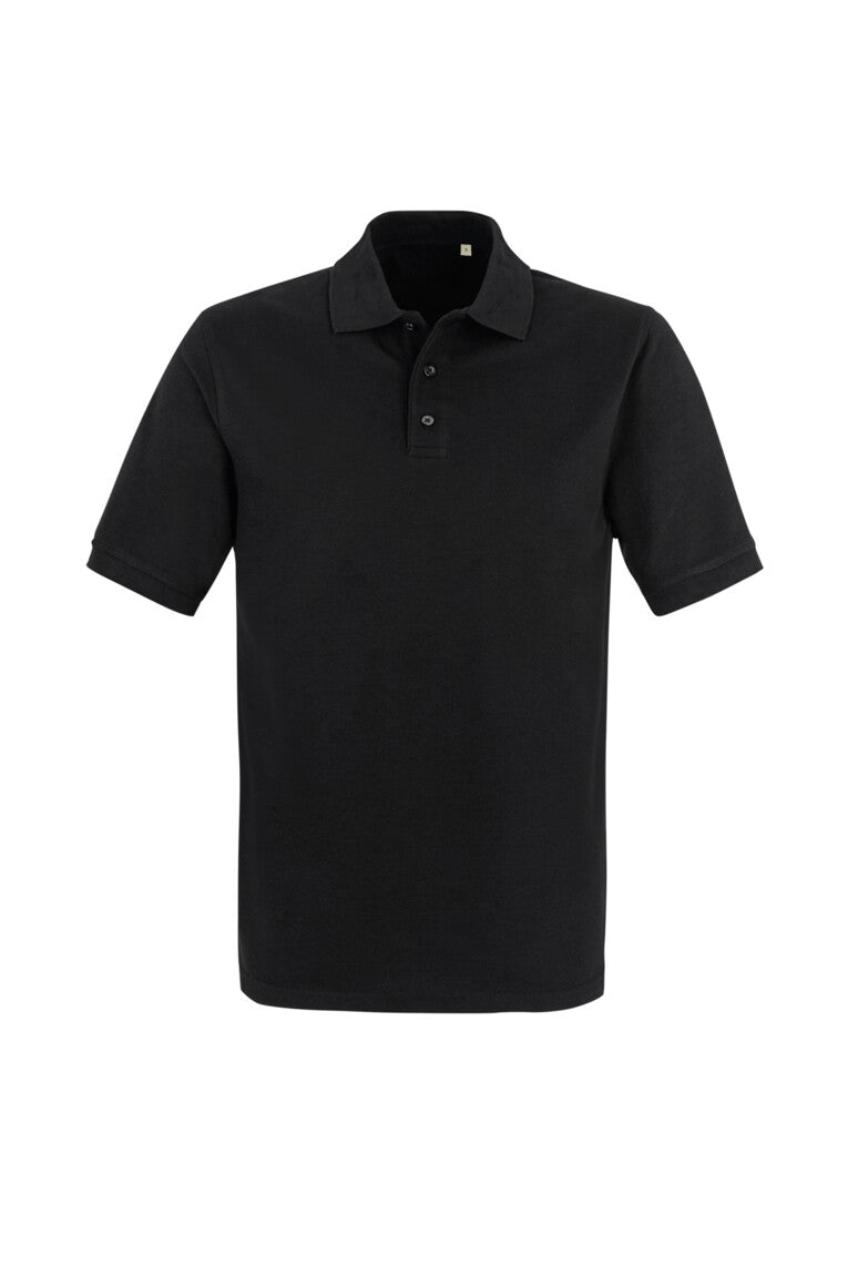 Label-Free Poloshirt Heavy MIKRALINAR® ECO 503 schwarz