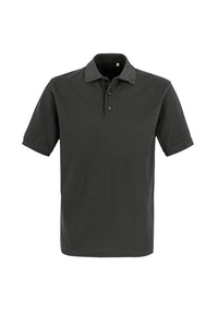 Label-Free Poloshirt Heavy MIKRALINAR® ECO 503 karbongrau