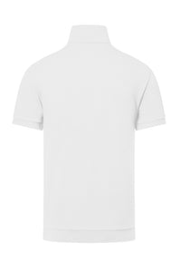 HAKRO Zip-Shirt Piqué MIKRALINAR® ECO 534 weiß