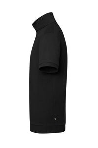 HAKRO Zip-Shirt Piqué MIKRALINAR® ECO 534 schwarz