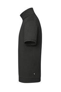HAKRO Zip-Shirt Piqué MIKRALINAR® ECO 534 karbongrau