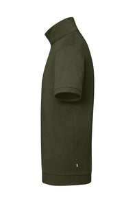 HAKRO Zip-Shirt Piqué MIKRALINAR® ECO 534 olive