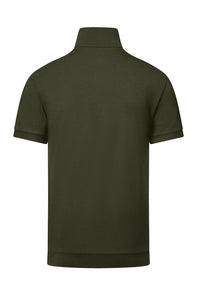 HAKRO Zip-Shirt Piqué MIKRALINAR® ECO 534 olive