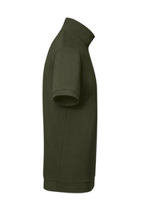 HAKRO Zip-Shirt Piqué MIKRALINAR® ECO 534 olive