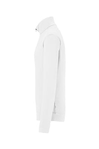 HAKRO Zip-Longsleeve Piqué MIKRALINAR® ECO 535 weiß