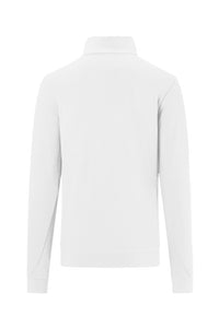 HAKRO Zip-Longsleeve Piqué MIKRALINAR® ECO 535 weiß