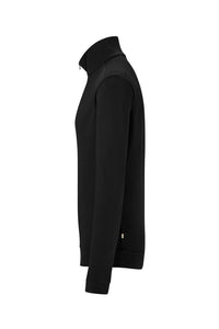 HAKRO Zip-Longsleeve Piqué MIKRALINAR® ECO 535 schwarz