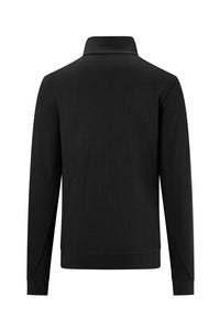 HAKRO Zip-Longsleeve Piqué MIKRALINAR® ECO 535 schwarz