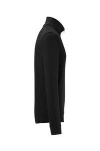 HAKRO Zip-Longsleeve Piqué MIKRALINAR® ECO 535 schwarz