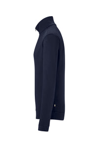 HAKRO Zip-Longsleeve Piqué MIKRALINAR® ECO 535 tinte