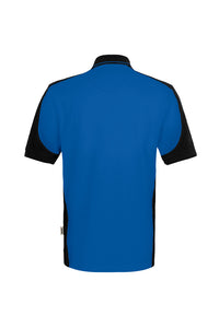 HAKRO Poloshirt Contrast  MIKRALINAR® ECO 539 royalblau/schwarz