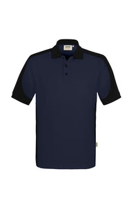 HAKRO Poloshirt Contrast  MIKRALINAR® ECO 539 tinte/schwarz