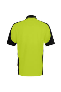 HAKRO Poloshirt Contrast  MIKRALINAR® ECO 539 kiwi/schwarz