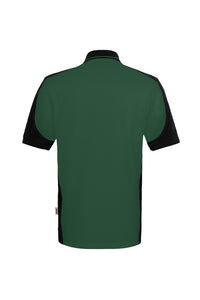 HAKRO Poloshirt Contrast  MIKRALINAR® ECO 539 tanne/schwarz