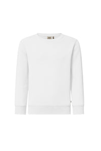 HAKRO Kinder Sweatshirt Bio-Baumwolle 541 weiß