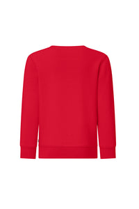 HAKRO Kinder Sweatshirt Bio-Baumwolle 541 rot
