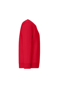 HAKRO Kinder Sweatshirt Bio-Baumwolle 541 rot