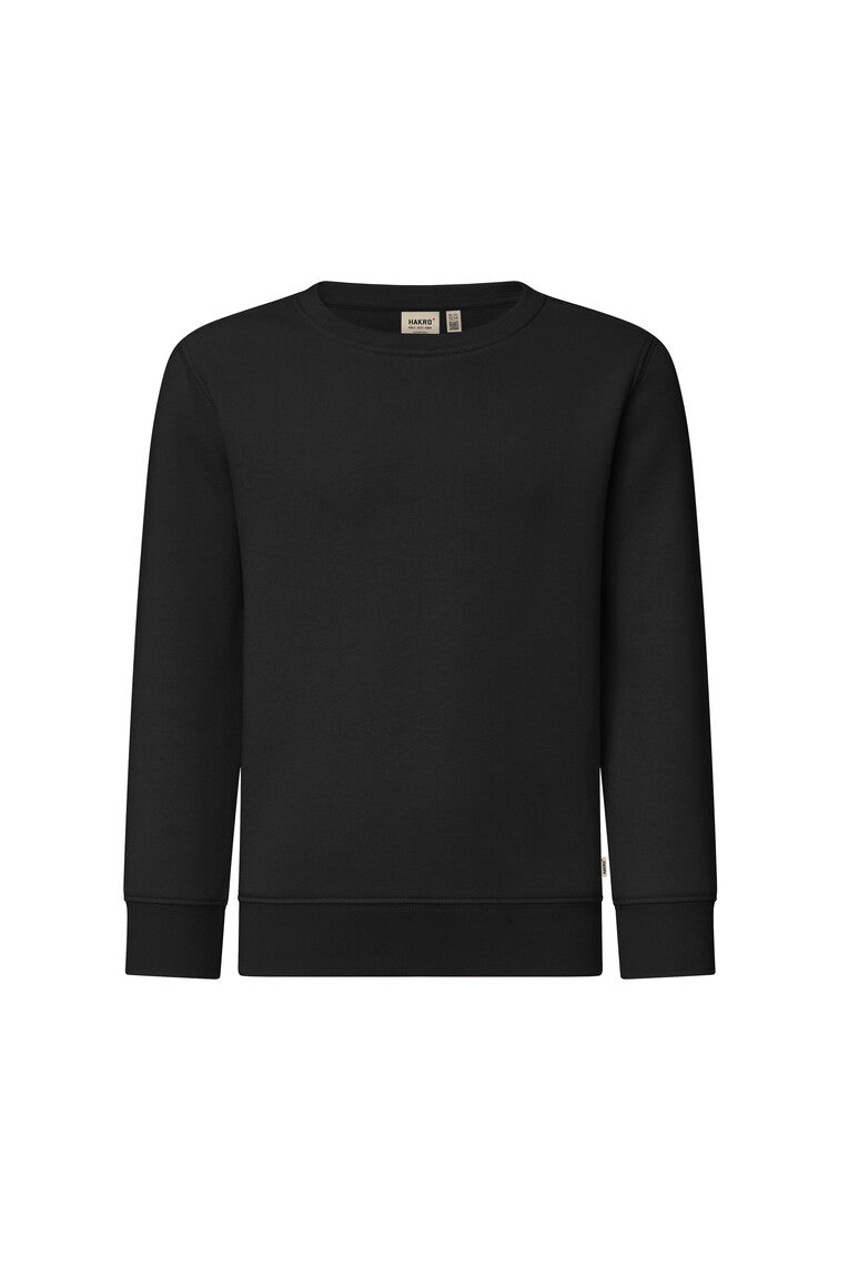 HAKRO Kinder Sweatshirt Bio-Baumwolle 541 schwarz
