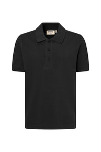 HAKRO Kinder Poloshirt Bio-Baumwolle 545 schwarz